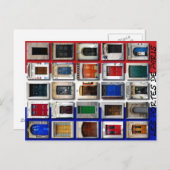 Die Türen von Paris Postkarte (Vorne/Hinten)