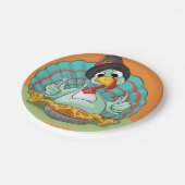 Die Türkei-Abendessen Pappteller (Schrägansicht)