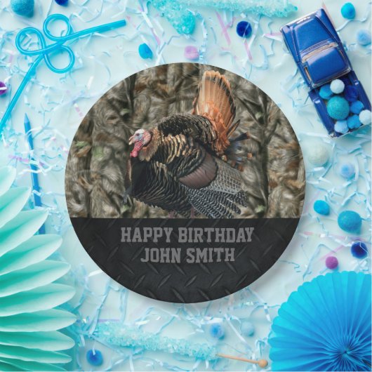 Die Türkei-Camouflage, die alles- Gute zum Pappteller (Party)