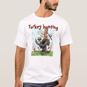 Die Türkei, die lustigen Erntedank-T - Shirt jagt