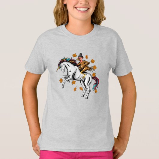Die Türkei fährt schnell ein Einhorn T-Shirt (Vorderseite)
