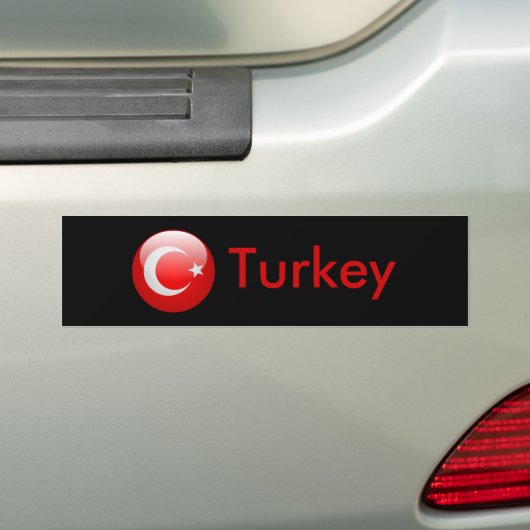 Die Türkei-Flagge Autoaufkleber (Auf Auto)