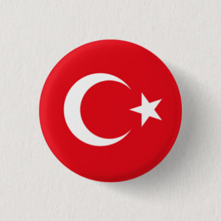Die Türkei-Flagge Button
