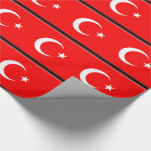 Die Türkei-Flagge Geschenkpapier (Ecke)