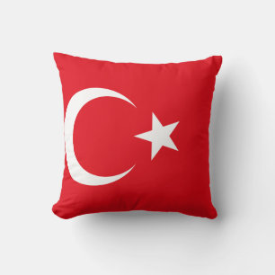 Die Türkei-Flagge Kissen