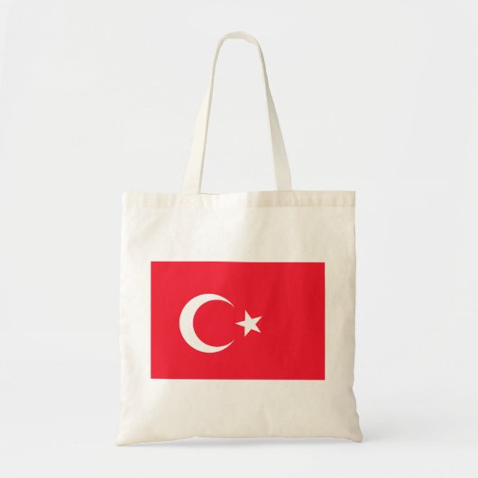 Die Türkei-Flagge Tragetasche (Vorne)