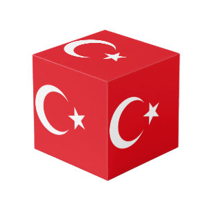 Die Türkei-Flagge Würfel