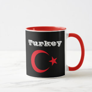 Die Türkei-Flaggen-Kaffee-Tasse/Türkiye Kahve Kupa Tasse