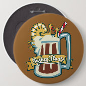 Die Türkei-Floss Button (Vorne & Hinten)