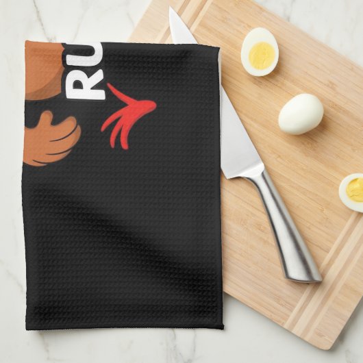 Die Türkei führt Erntedank aus, die den klassische Geschirrtuch (Viertel Falte)