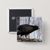 Die Türkei-Geier Button (Vorne & Hinten)