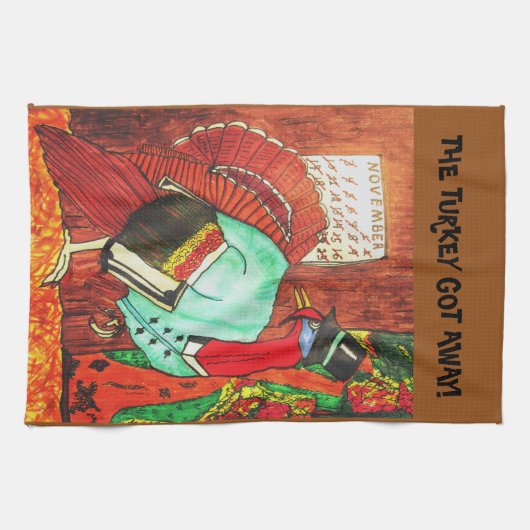 DIE TÜRKEI GOT weg! Erntedank Geschirrtuch (Horizontal)