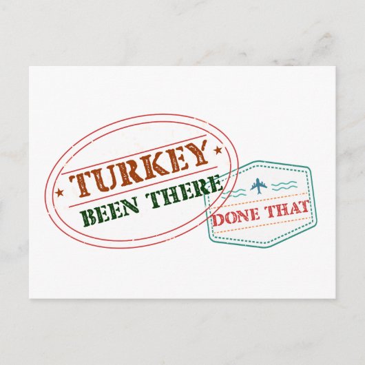 Die Türkei hat das geschafft Postkarte (Vorderseite)