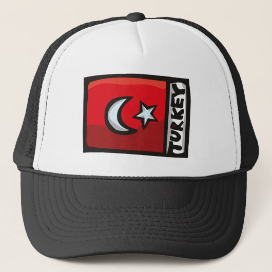 Die Türkei-Hut Truckerkappe (Vorderseite)