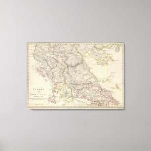 Die Türkei II Nordgriechenland Leinwanddruck