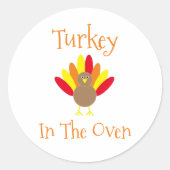 Die Türkei im Ofen Runder Aufkleber (Vorderseite)