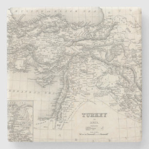 Die Türkei in Asien 4 Steinuntersetzer