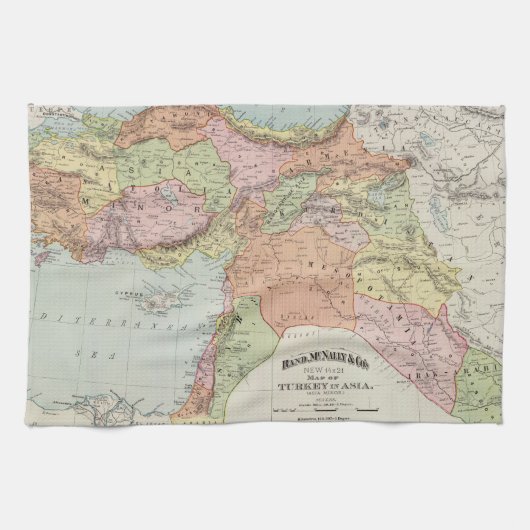 Die Türkei in Asien 6 Handtuch (Horizontal)