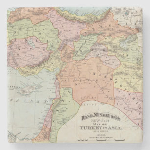 Die Türkei in Asien 6 Steinuntersetzer