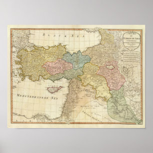 Die Türkei in Asien Poster