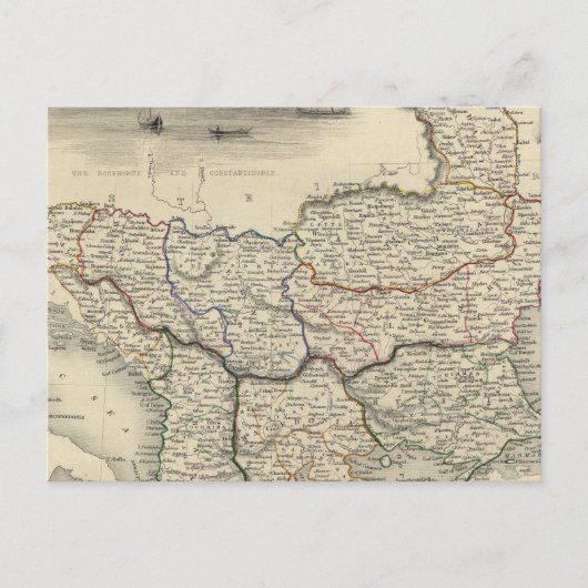 Die Türkei in Europa Postkarte (Vorderseite)