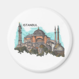 Die Türkei Istanbul Hagia Sophia (durch St.K) Magnet