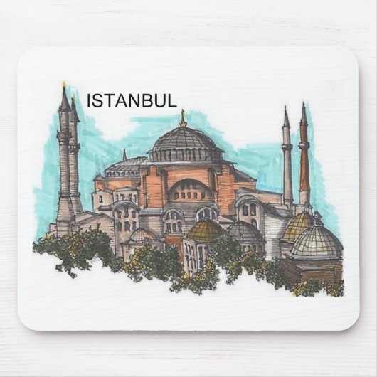 Die Türkei Istanbul Hagia Sophia (durch St.K) Mousepad (Vorne)