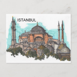 Die Türkei Istanbul Hagia Sophia (durch St.K) Postkarte
