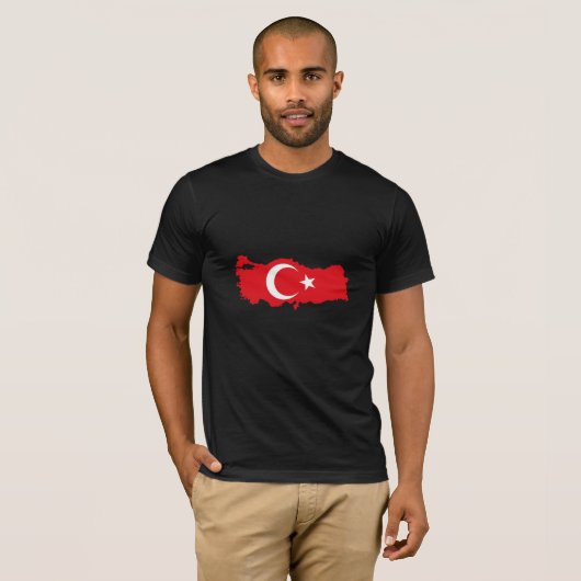 DIE TÜRKEI-KARTE T-Shirt (Vorne ganz)