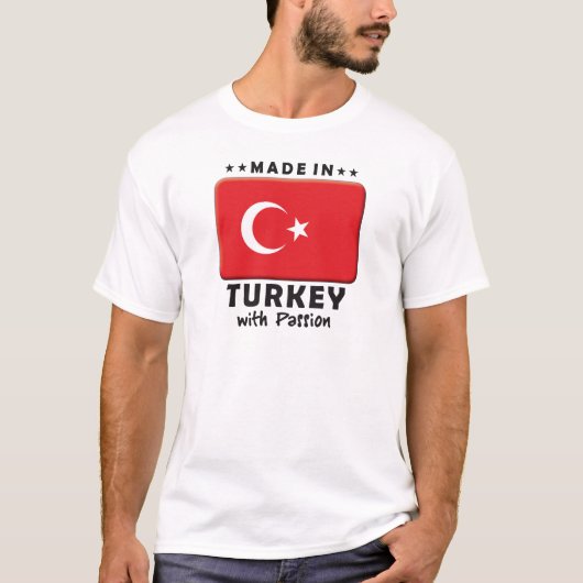Die Türkei-Leidenschaft T-Shirt (Vorderseite)