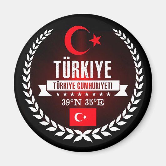 Die Türkei Magnet (Vorne)