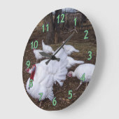 Die Türkei-Menge Große Wanduhr (Winkel)