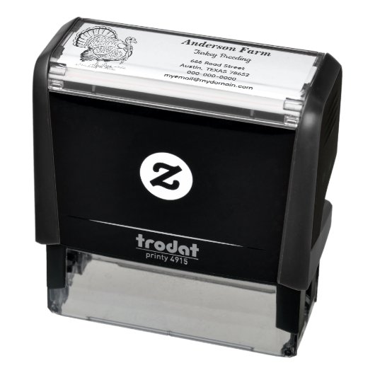 Die Türkei Rücksendeadresse Selbsterfahrende Brief Permastempel (Produkt)