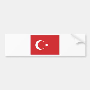 Die Türkei-Staatsflagge Autoaufkleber