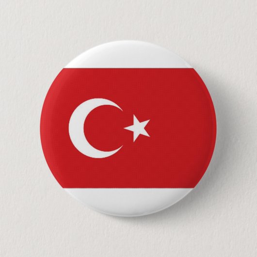 Die Türkei-Staatsflagge Button (Vorderseite)