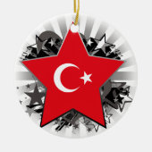 Die Türkei-Stern Keramikornament (Vorne)