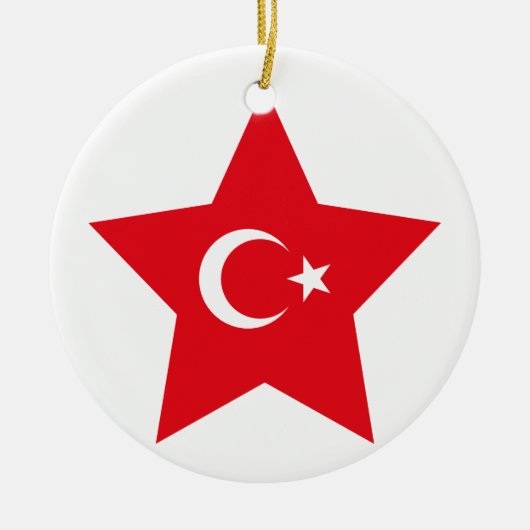 Die Türkei-Stern Keramikornament (Vorne)
