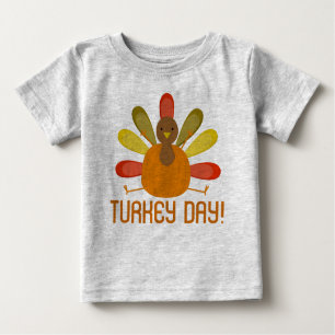 Die Türkei-TagesErntedank-Feiertags-Baby-T-Shirt Baby T-shirt