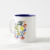 Die Türkei-Tasse Zweifarbige Tasse (Vorderseite Links)