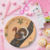 Die Türkei trottelt mit Blume Steinweg Pappteller (Party)