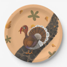 Die Türkei trottelt mit Blume Steinweg Pappteller