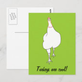 Die Türkei, Truthühner sind cool, Postkarten (Vorne/Hinten)