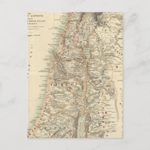 Die Türkei und die biblischen Regionen Asiens Postkarte