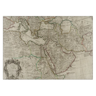 Die Türkei und Schweden Schneidebrett