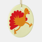 Die Türkei-Vogel auf dem Lauf! Keramikornament (Rechts)