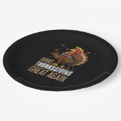 Die Türkei wieder groß machen Witziger Erntedank T Pappteller (Schrägansicht)