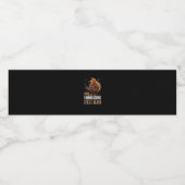 Die Türkei wieder groß machen Witziger Erntedank T Wasserflaschenetikett (Einzelnes Label)