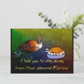 Die TürkeiLament Einladung (Stehend Vorderseite)