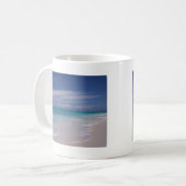 Die Türken u. der Caicos - der Strand! Kaffeetasse (Vorderseite Links)