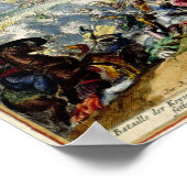 Die türkische Belagerung Wiens 1683 Poster (Ecke)